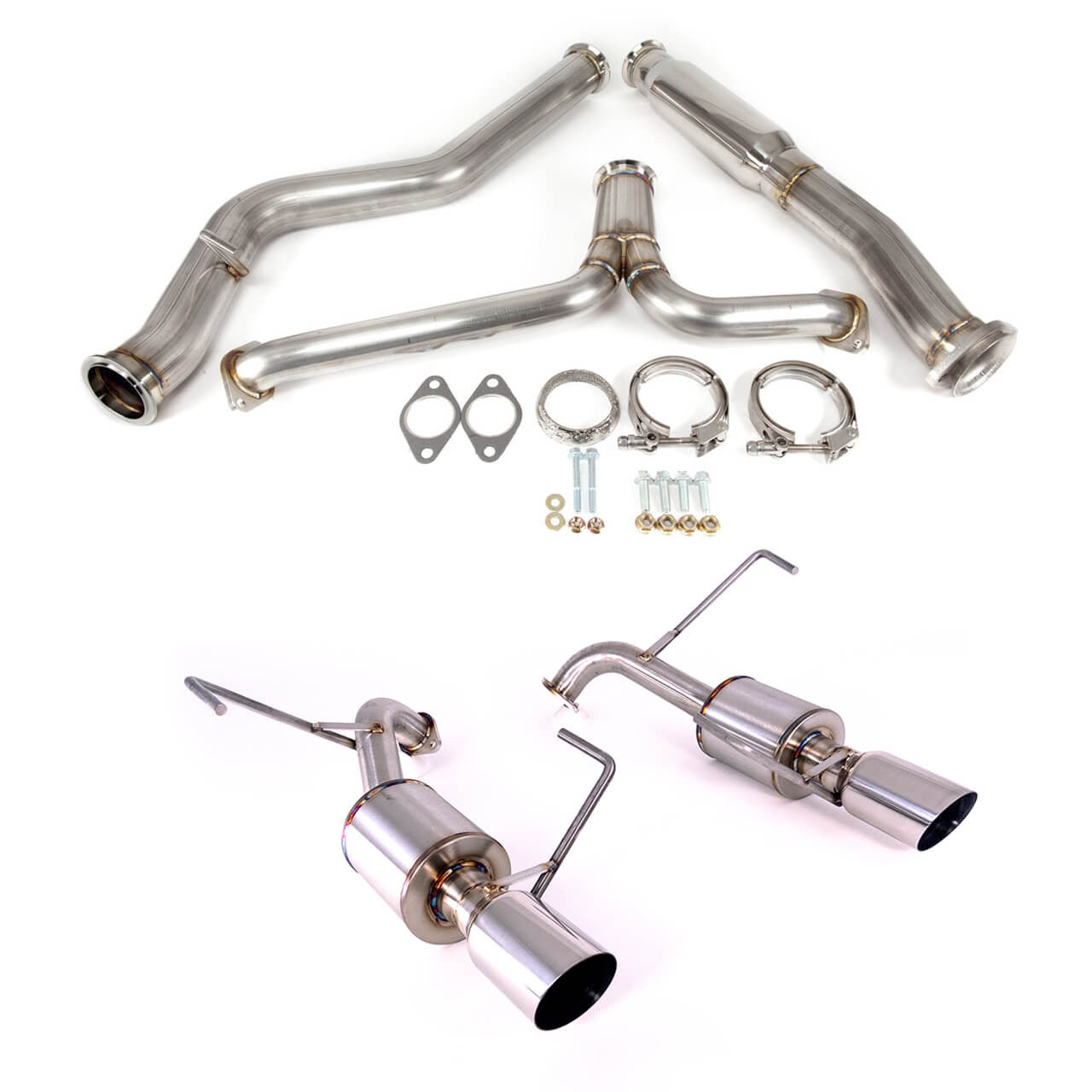 Catback Exhaust - 2008-2010 WRX Sedan - 5" Muffler