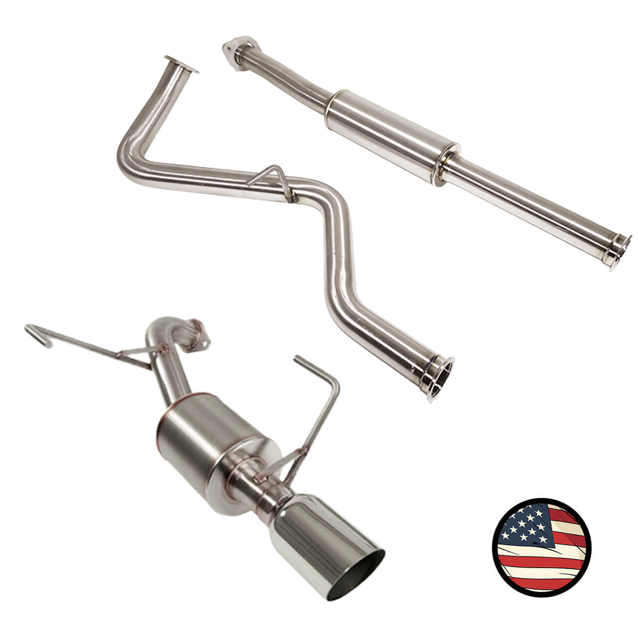 Catback Exhaust - 2018-2019 Legacy 2.5i - 5" Muffler