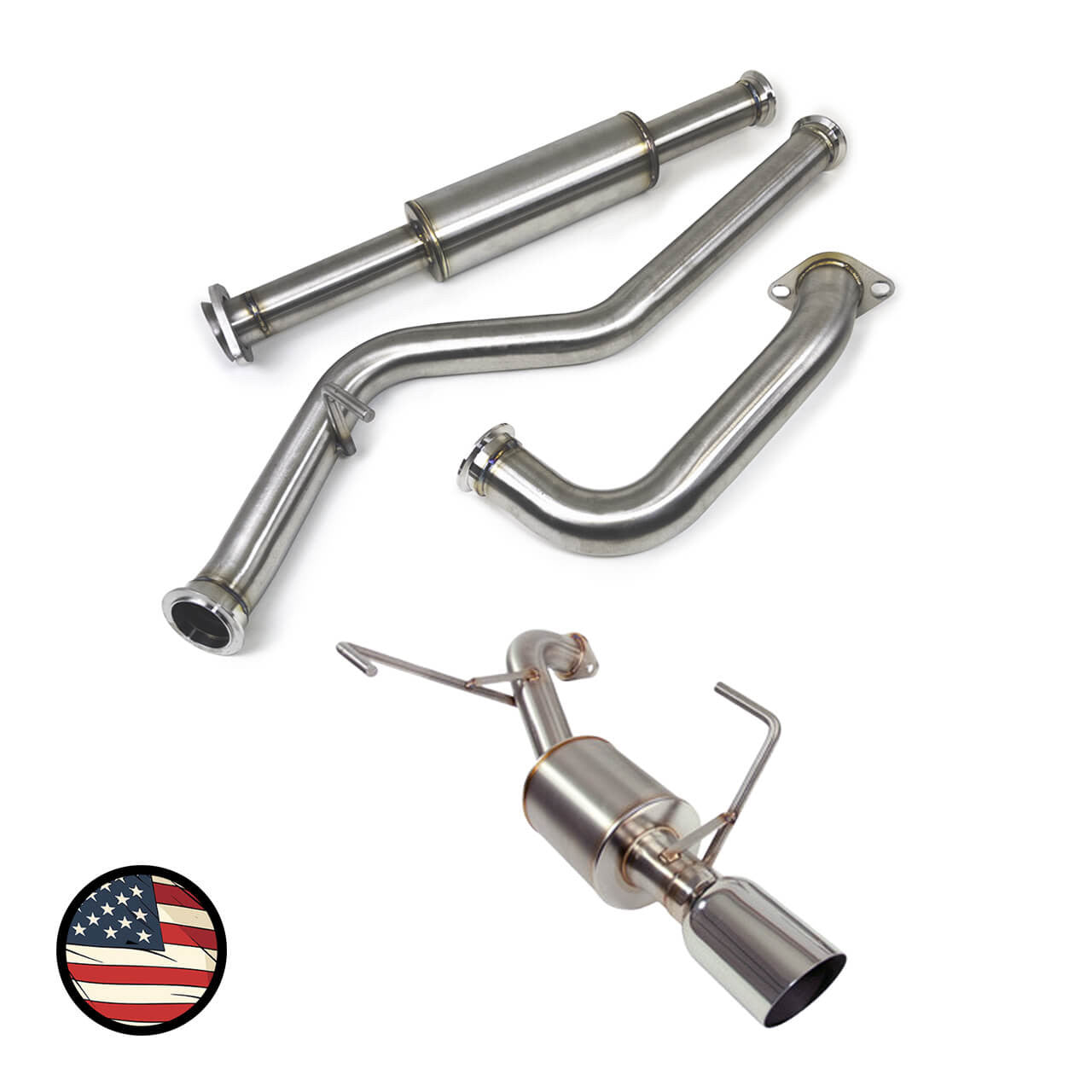 Catback Exhaust - 2020-2025 Legacy 2.5L - 5" Muffler