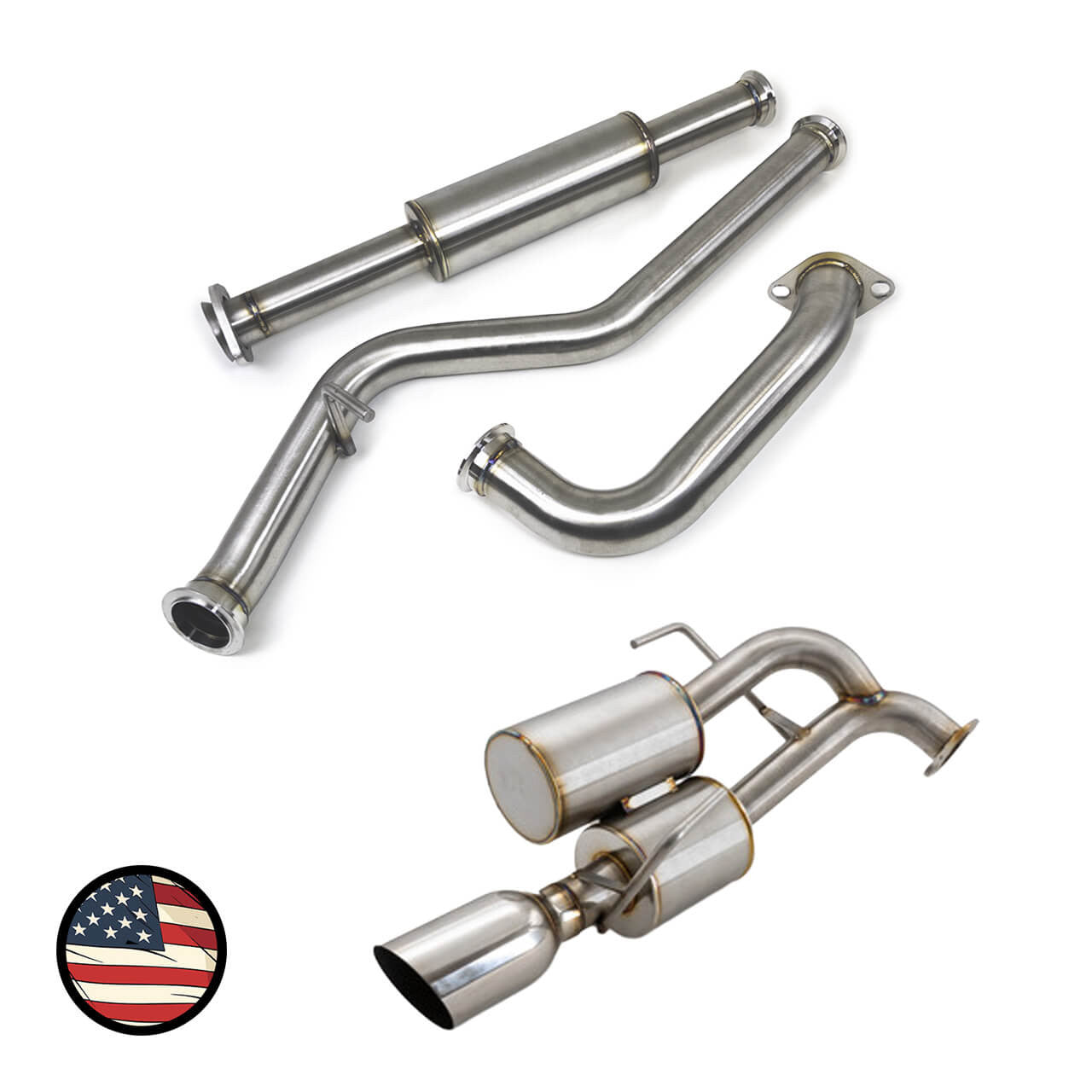 Catback Exhaust - 2020-2025 Legacy 2.5L - Dual Chamber with 5" Muffler