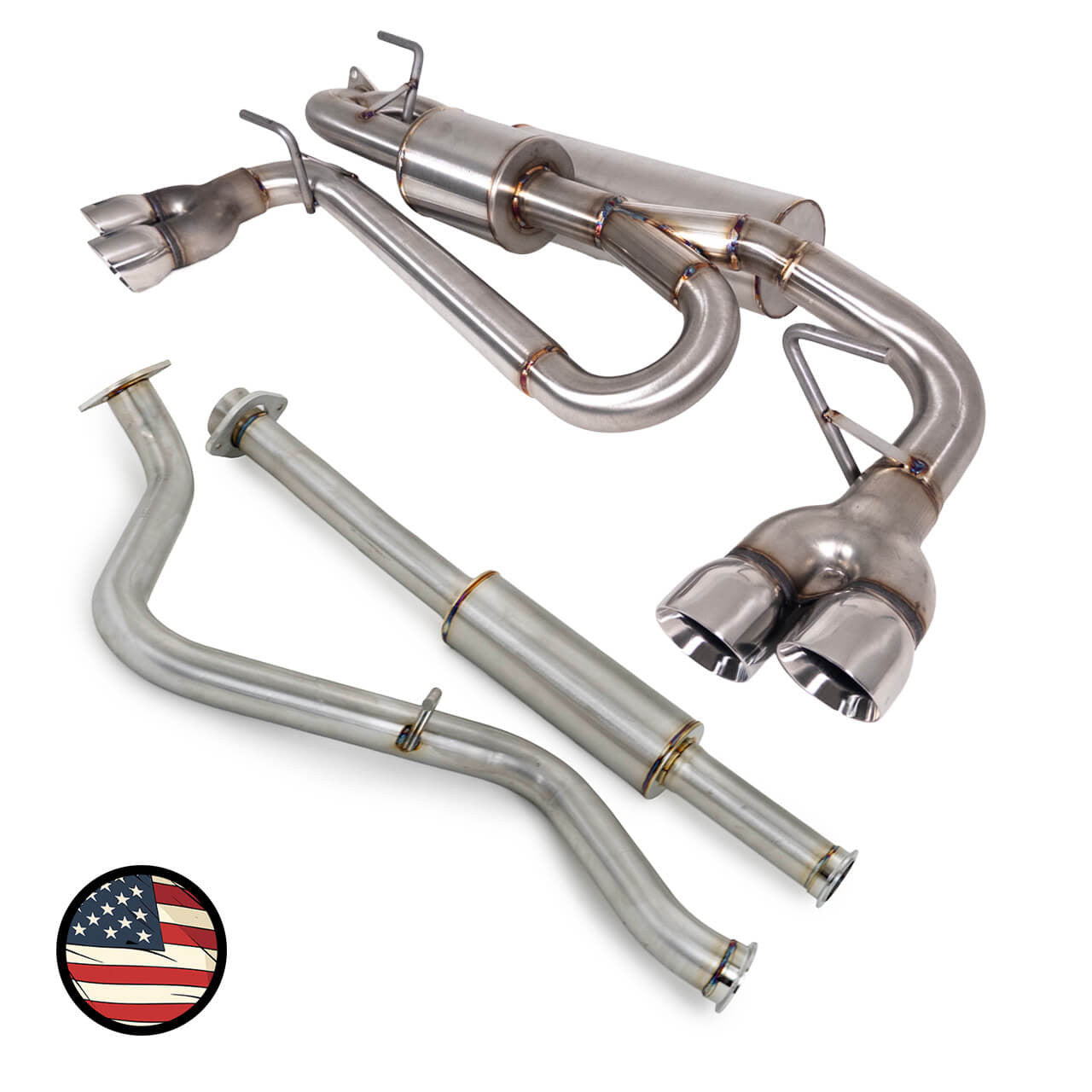 Catback Exhaust - 2024+ Impreza - Quad Exit 2.0L Dual Chamber