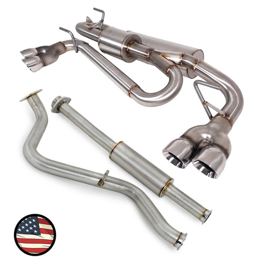 Axleback Exhaust - 2024+ Impreza - Quad Exit 2.0L Dual Chamber