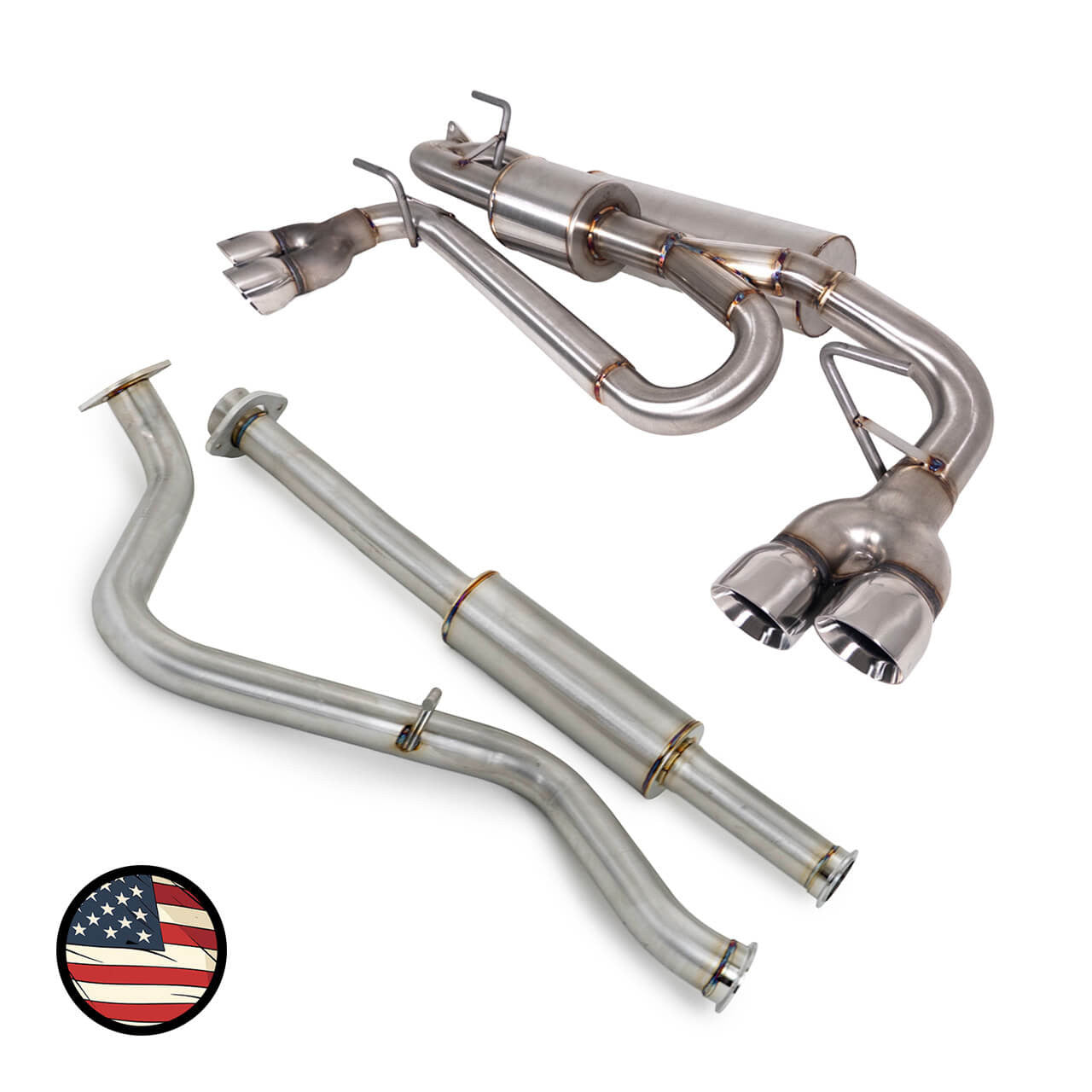 Catback Exhaust - 2024+ Impreza RS - Quad Exit 2.5L Dual Chamber