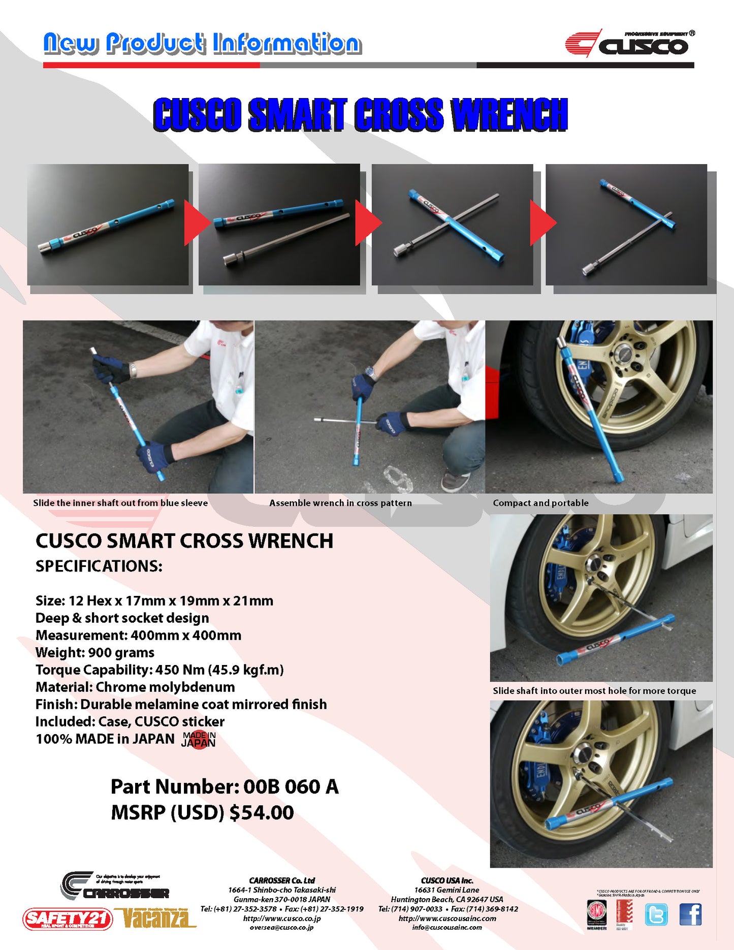 Cusco Smart Cross Wrench