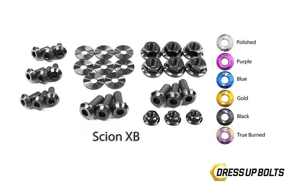 Scion XB (2007-2015) Titanium Dress Up Bolts Engine and Engine Bay Kit - DressUpBolts.com