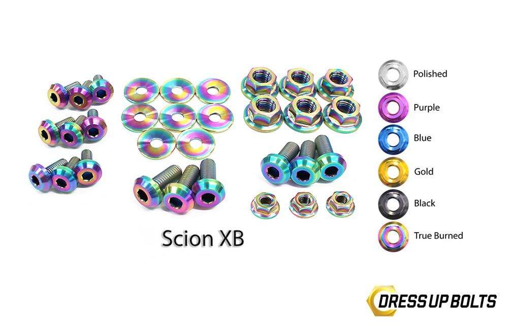 Scion XB (2007-2015) Titanium Dress Up Bolts Engine and Engine Bay Kit - DressUpBolts.com