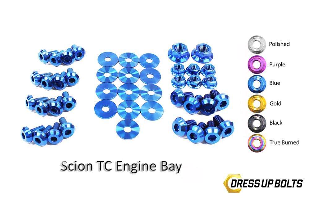 Scion tC (2005-2010) Titanium Dress Up Bolts Engine Bay Kit - DressUpBolts.com