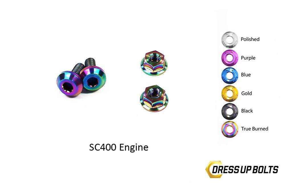 Lexus SC300/SC400 (1998-2000) 1UZ-FE VVTi Titanium Dress Up Bolts Engine Kit - DressUpBolts.com