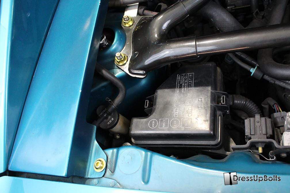 Toyota MR2 W20 (1990-1999) Titanium Dress Up Bolts Engine Bay Kit - DressUpBolts.com