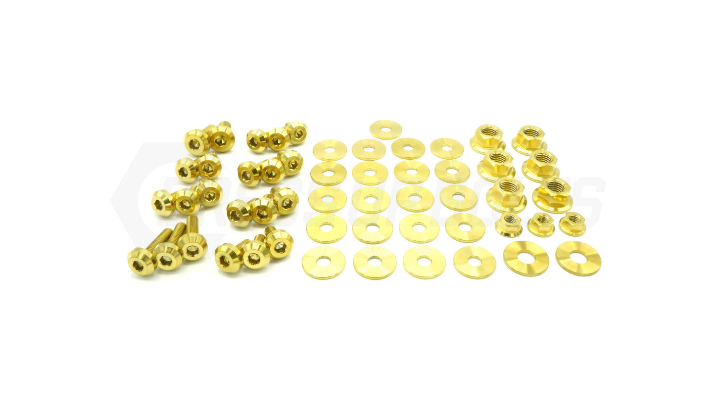 Dress Up Bolts Stage 1 Titanium Hardware Engine Bay Kit - Toyota Supra MKIII (1986-1992)