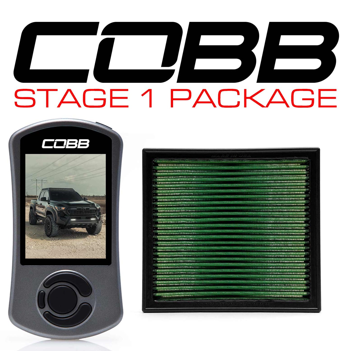 Cobb 2024+ Toyota Tacoma Stage 1+ Power Package
