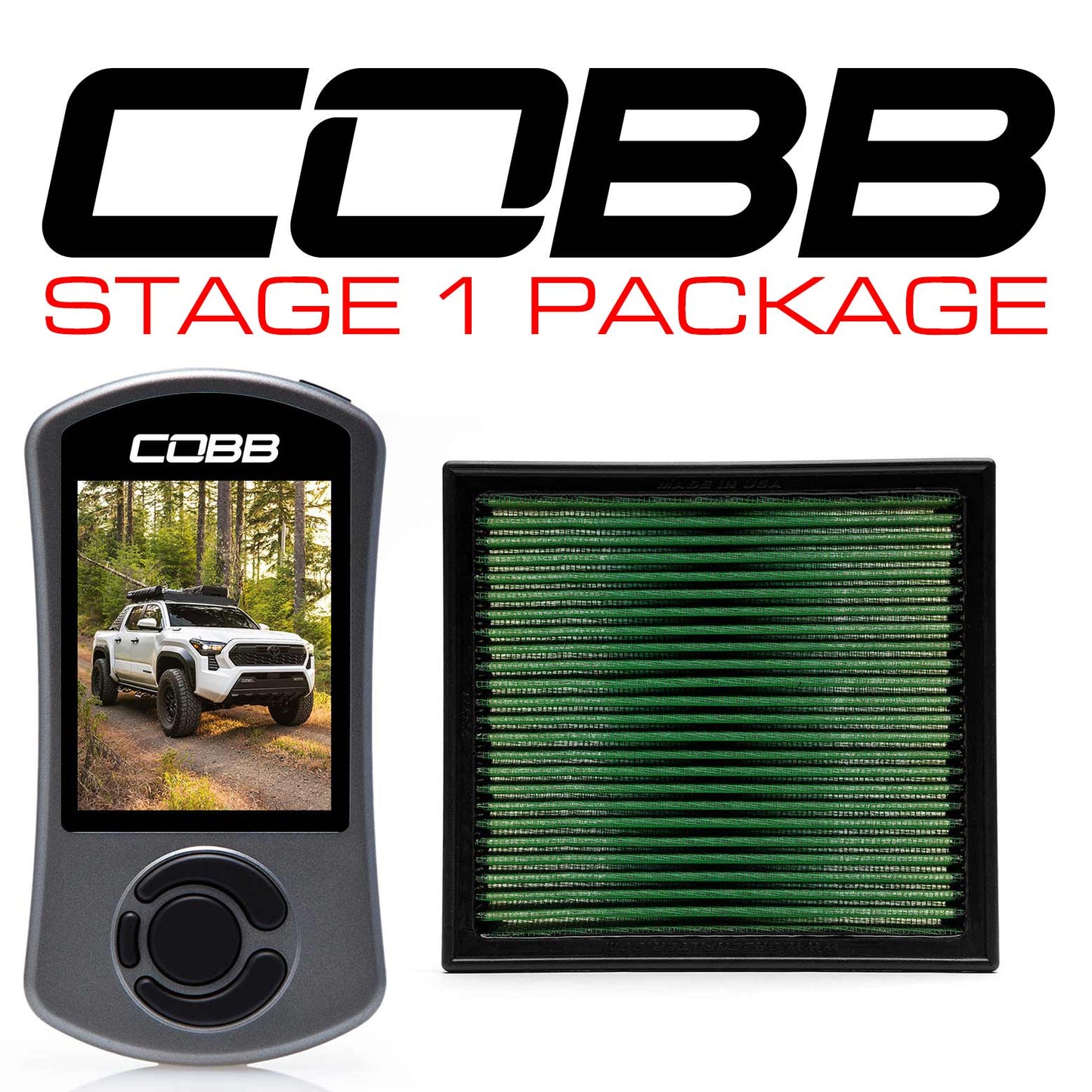 Cobb 2024+ Toyota Tacoma Stage 1+ Power Package
