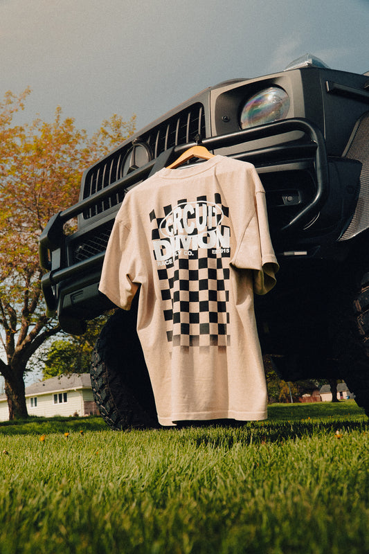 Checkerboard Tee French Oak