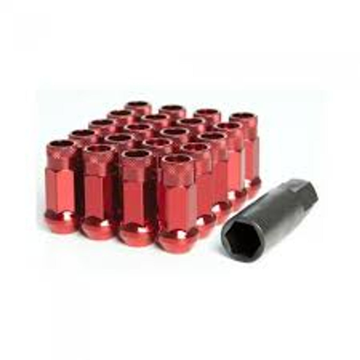 Wheel Mate Muteki SR48 Open End Lug Nuts - Red 12x1.50 48mm