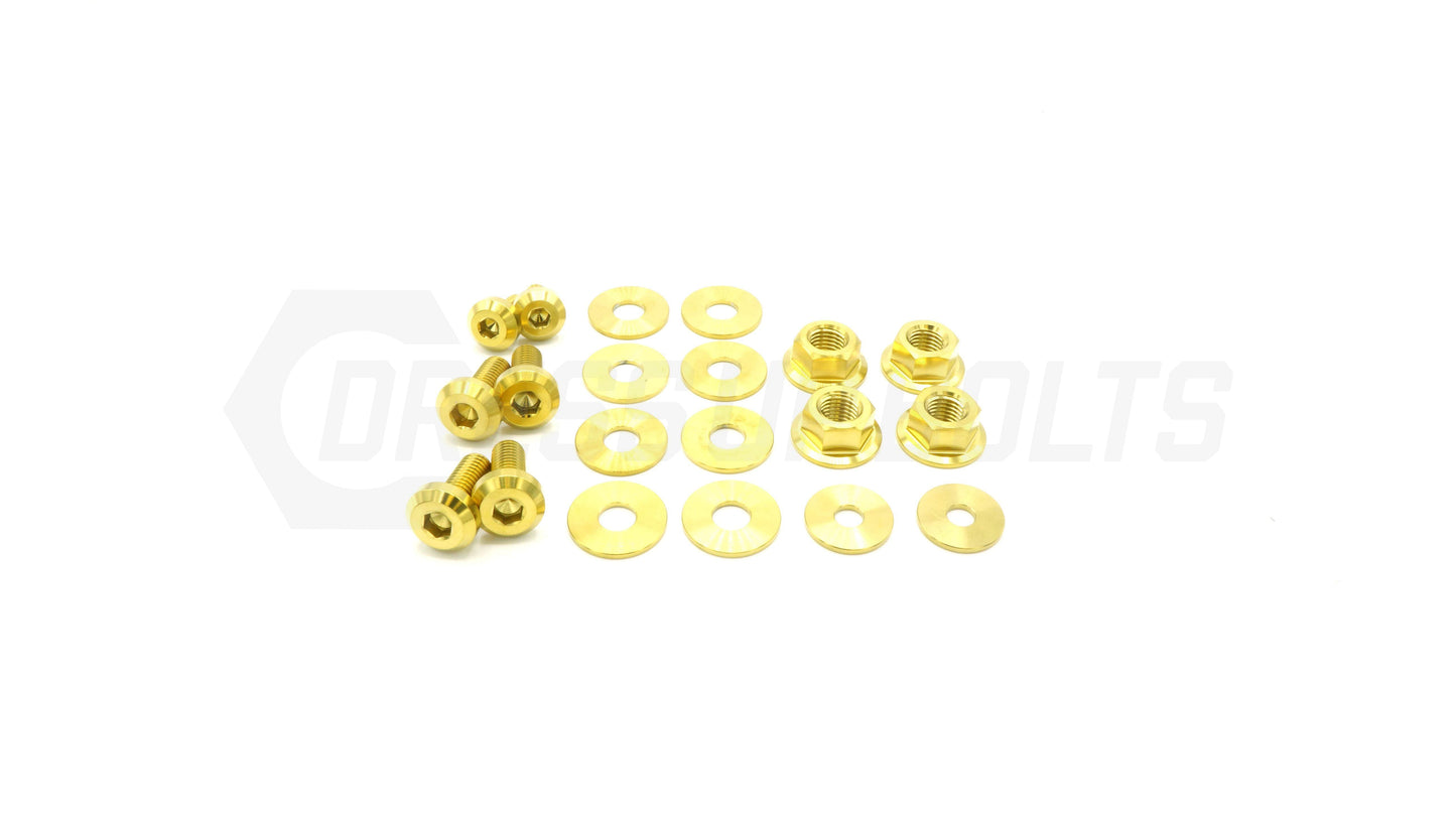 Dress Up Bolts Titanium Hardware Hood Kit - Volkswagen GTI MK7 (2015-2021)