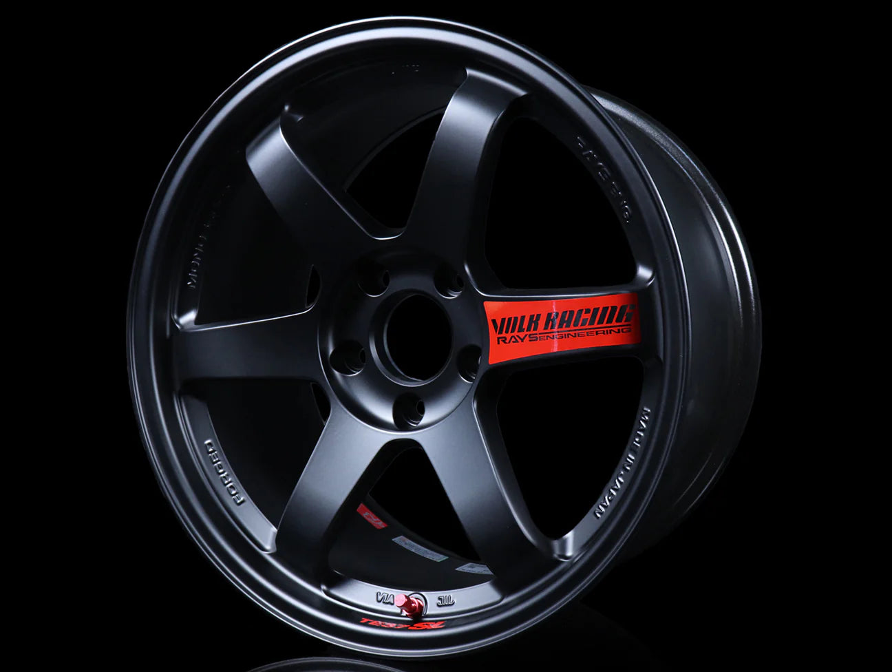 TE37SL 18X9.5 +40 FLAT BLACK 5X114.3