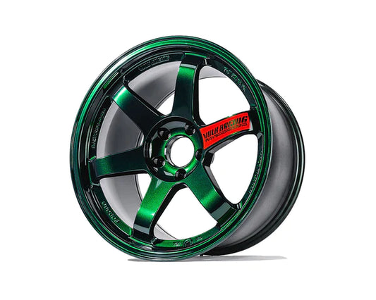 TE37SL 18X9.5 +40 RACING GREEN 5X114.3