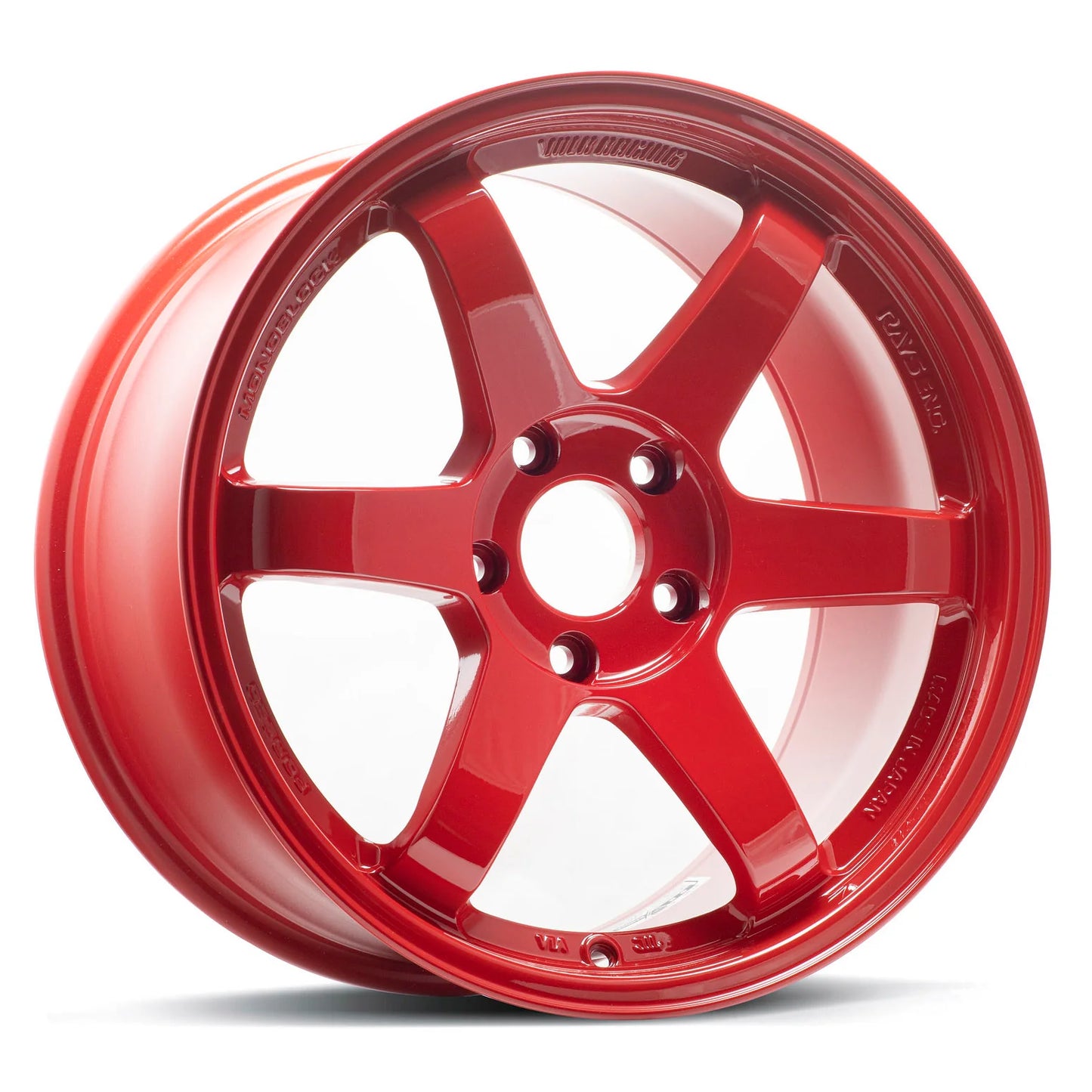 TE37SL 18X9.5 +35 RED 5X114.3