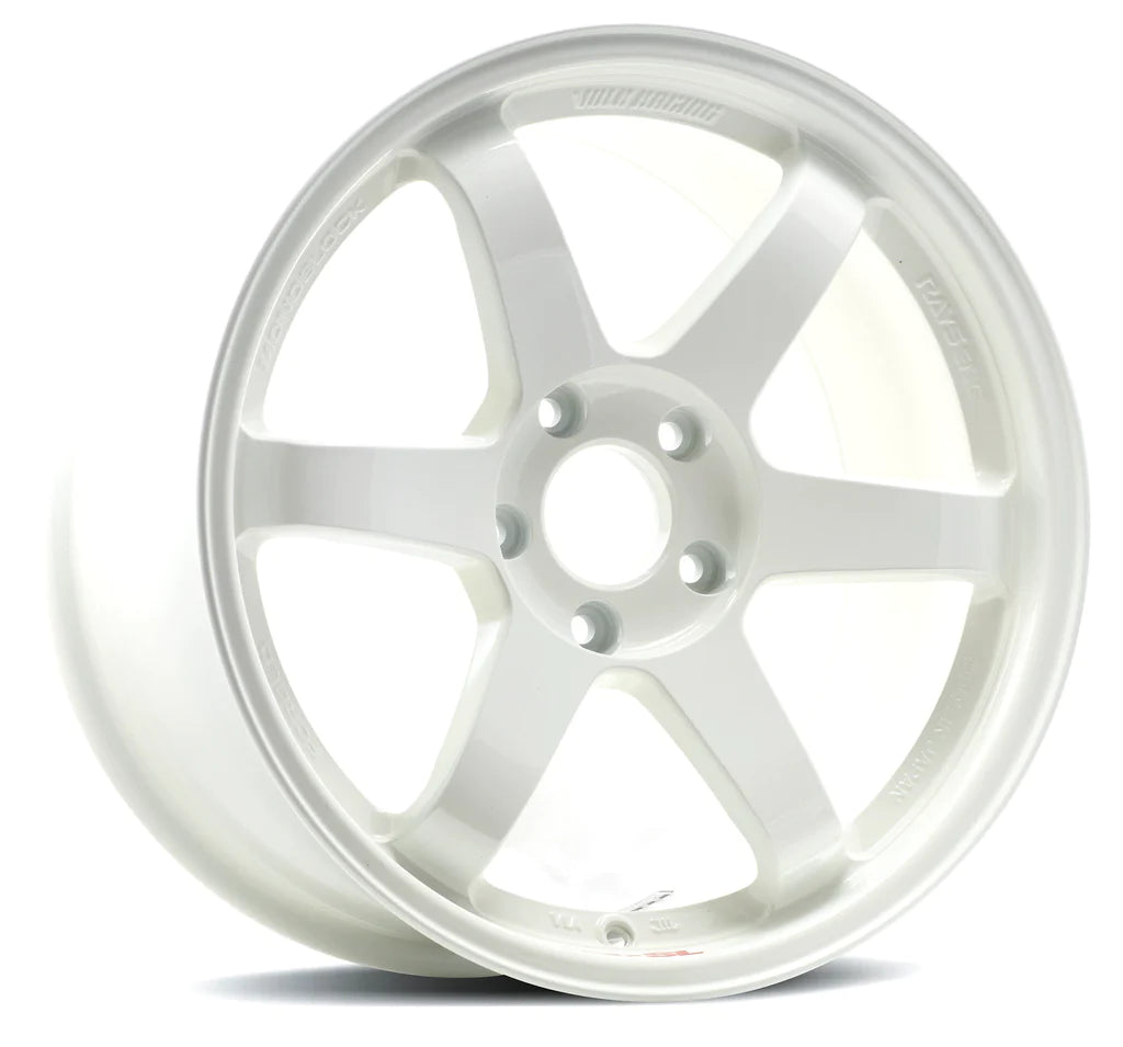 TE37SL 18x10 +40 DASH WHITE 5X114.3