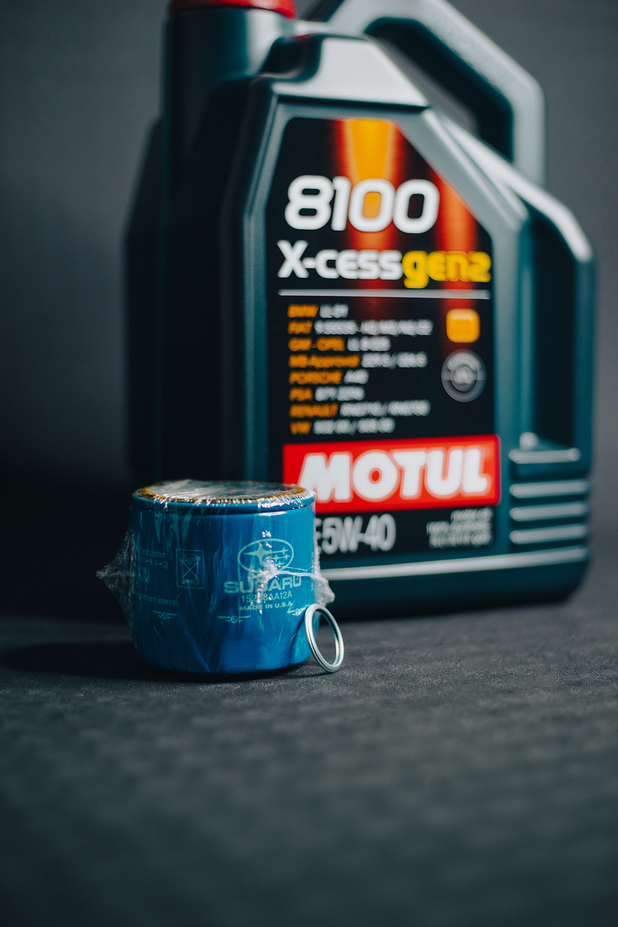 Motul 5W30 X CLEAN Oil Change Kit Subaru EJ WRX STI Circuit Demon