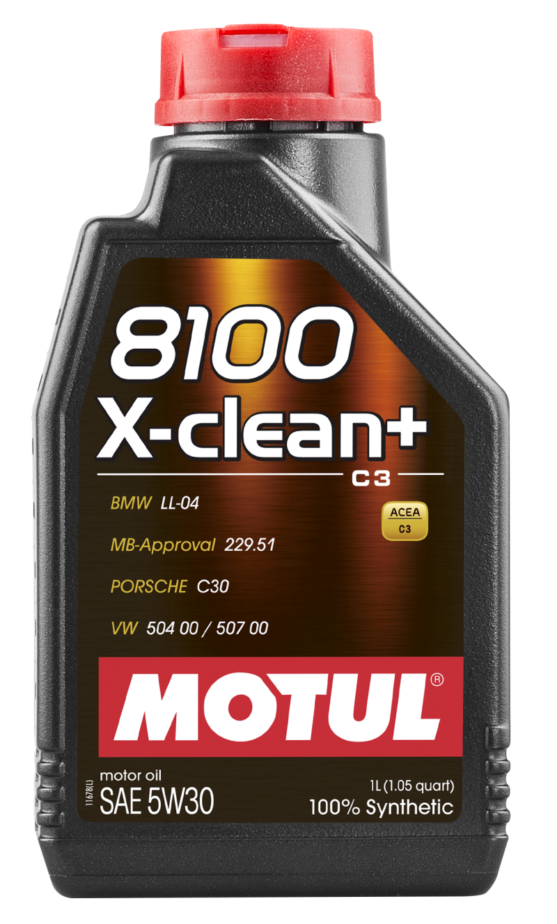 Motul 1L Synthetic Engine Oil 8100 5W30 X-CLEAN