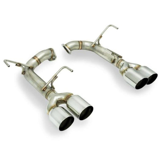 Remark 15-22 Subaru WRX STi VA Axle Back Exhaust Stainless Steel Single Wall Tip 4in Cerakote Black