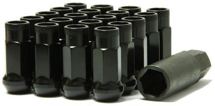 Wheel Mate Muteki Open End Lug Nuts - Titanium 12x1.25