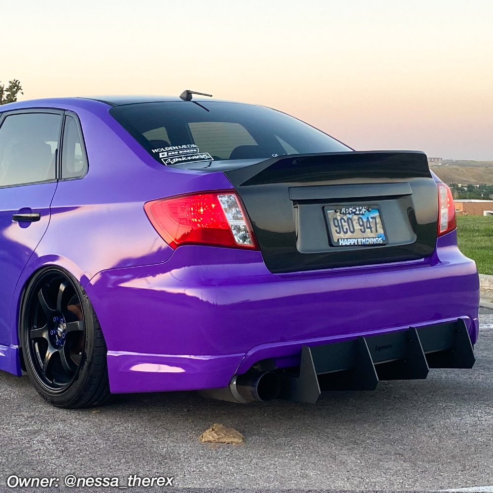 09 subaru wrx rear diffuser