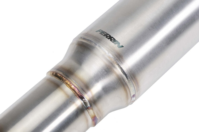 Perrin 22-24 Subaru WRX T304 Stainless Steel Midpipe w/ Resonator