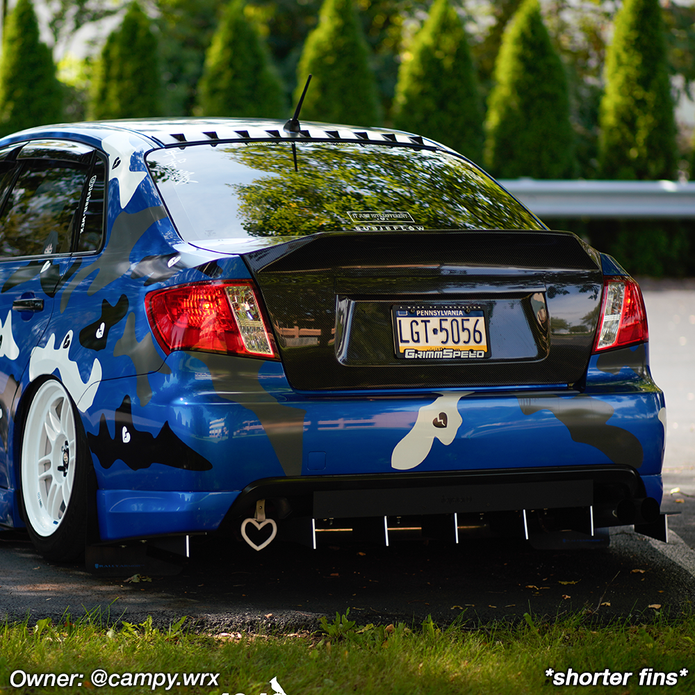 2008 subaru wrx rear diffuser