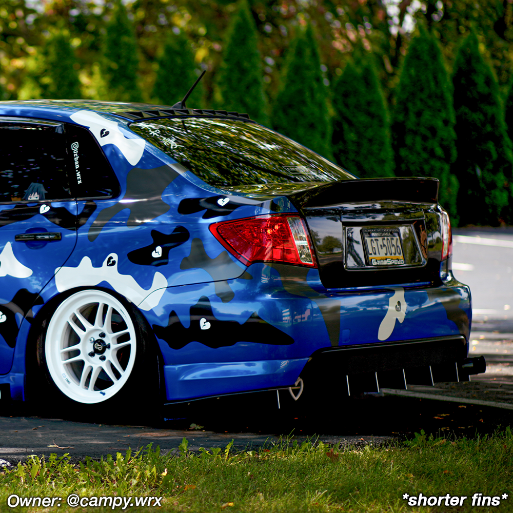 2009 subaru wrx rear diffuser