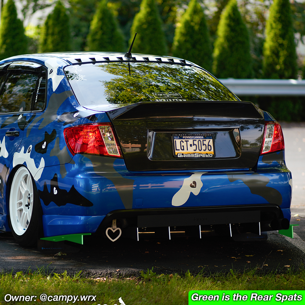 2010 subaru wrx rear diffuser