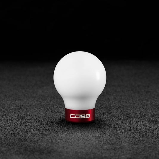 Cobb 07-10 MazdaSpeed3 Shift Knob - White Knob w/Race Red Base