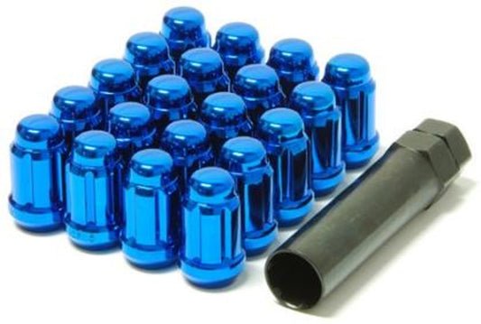 Wheel Mate Muteki Closed End Lug Nuts - Blue 12x1.50