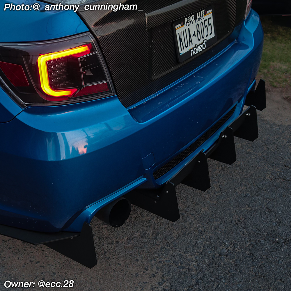 subaru wrx rear diffuser