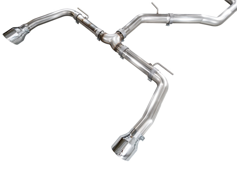 AWE 22-26 Hyundai Elantra N Track Edition Cat-Back Exhaust - Chrome Silver Tips
