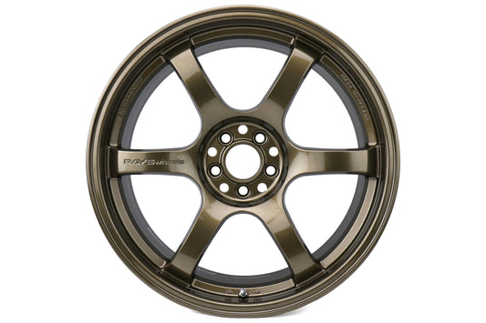 Gram Lights 57DR 18x9.5 +38 5-100 Almite Gold Wheel