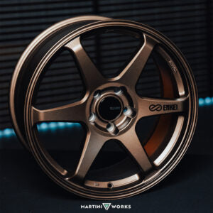 Enkei Quest 19x9.5 / 5x112 BP / ET40 / 72.6mm Bore - Matte Black Machining Wheel