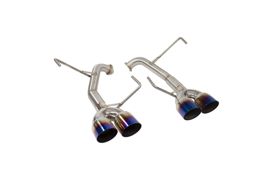Axleback Exhaust - 2011-2014 WRX/STi Sedan - Muffler Delete - 3.5" Single Wall Tips