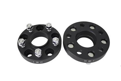 ISC Suspension Nissan 5x114.3 Hub Centric (66 Hub Bore) Wheel Spacers 25mm Black (Pair)