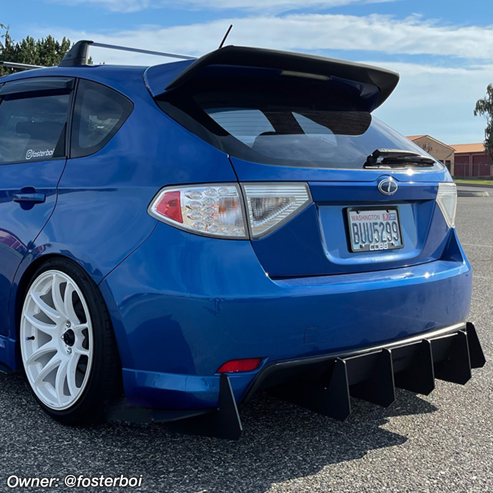 2010 wrx sti rear diffuser