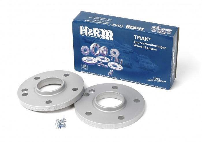 H&R Trak+ 15mm DR Wheel Adaptor Bolt 5/112 Center Bore 57.1 Bolt Thread 14x1.5 - Black