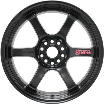 Gram Lights 57DR 18x10.5 +22 5-114.3 Semi Gloss Black Wheel