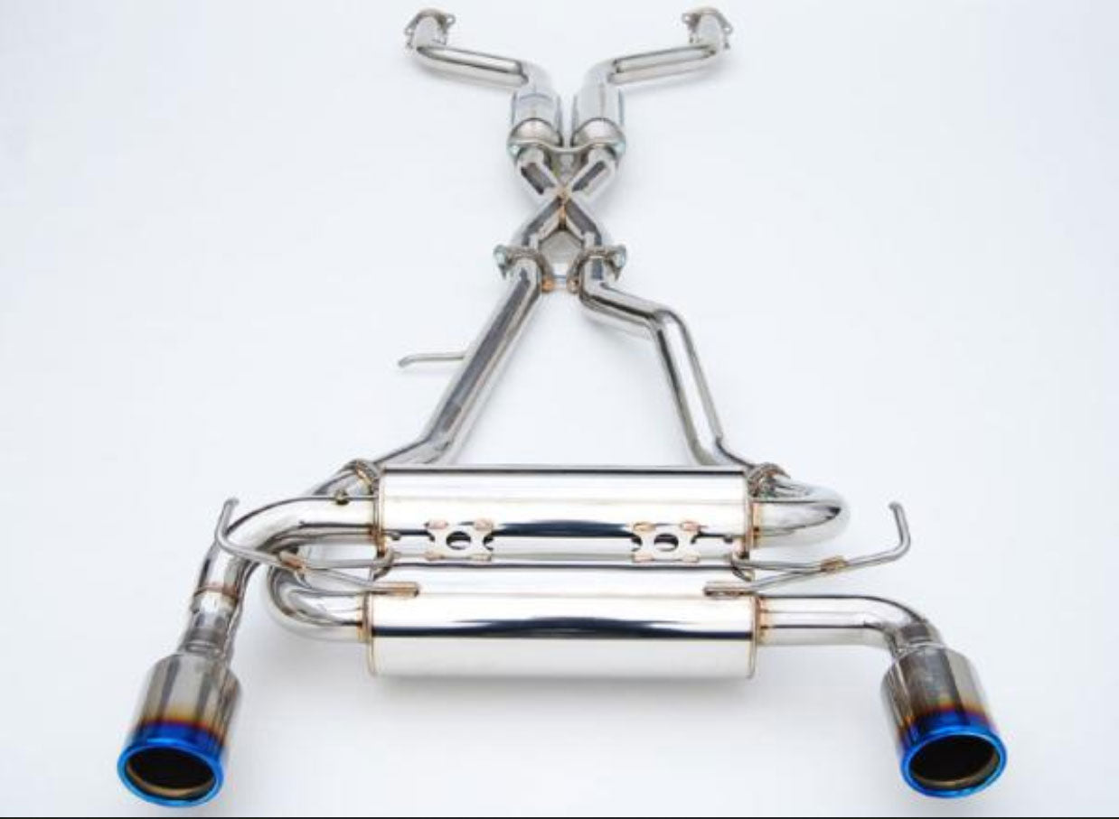 Invidia 07+ Infiniti G37 Coupe Gemini Rolled Titanium Tip Cat-back Exhaust