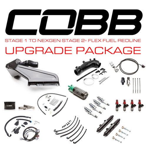 Cobb 15-21 Subaru STI / 2018 Type RA Stage 1 to NexGen Stg 2 + Flex Fuel Redline CF Power Pkg Upgd.