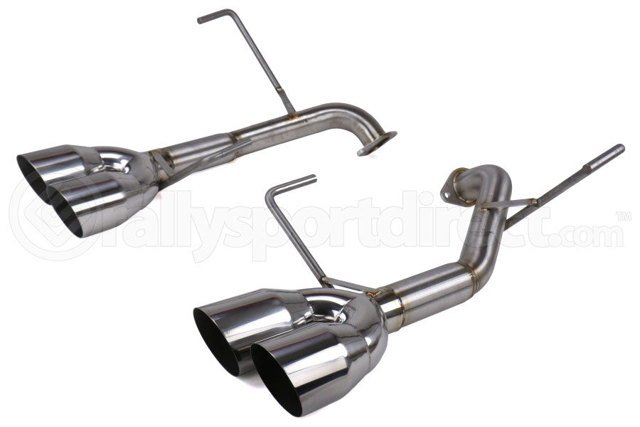 Axleback Exhaust - 2015-2021 WRX / 2015-2018 STi - Muffler Delete - 3.5" Single Wall Tips