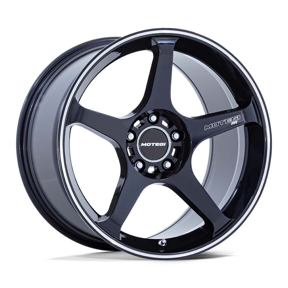 Motegi MR159 BATTLE V OBSIDIAN BLUE W/ MACHINED LIP STRIPE 18X10.5  +35  5X120