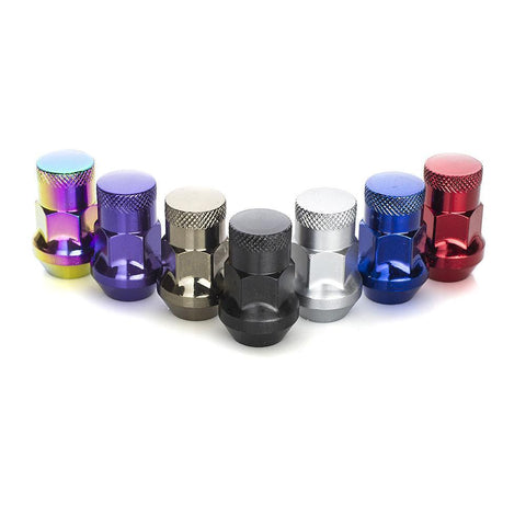 Wheel Mate Muteki SR35 Close End Lug Nuts w/ Lock Set - Chrome 12x1.50 35mm