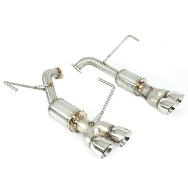 Axleback Exhaust - 2015-2021 WRX / 2015-2018 STi - 4" Muffler - 3" Double Wall Tips