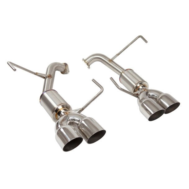 Axleback Exhaust - 2015-2021 WRX / 2015-2018 STi - 4" Muffler - 3.5" Single Wall Tips